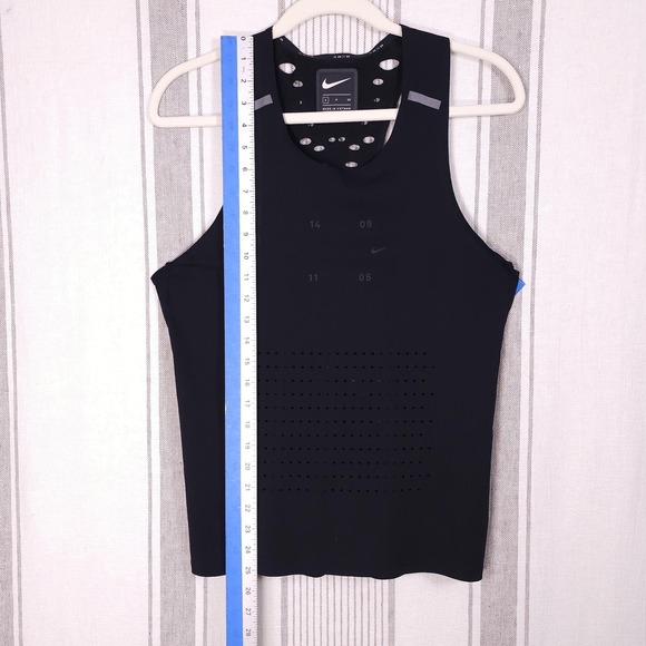 Nike Tech Pack Gilet Mens Small Black Perforated Racing Singlet CJ5770-010 - Picture 14 of 15